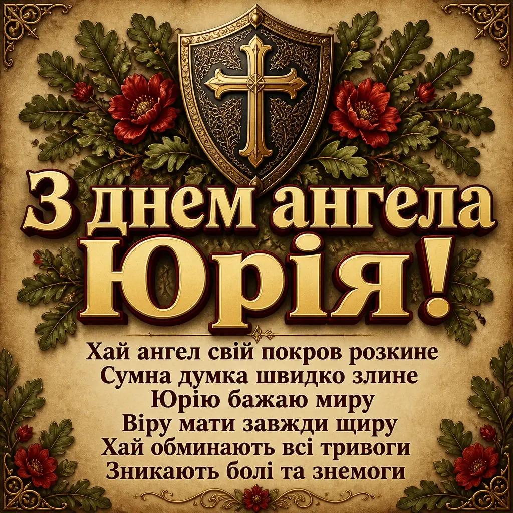 з днем ангела юрія з днем ангела юрія
