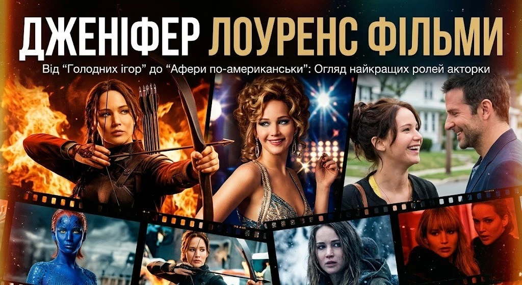 Найкращі фільми Дженіфер Лоуренс з описами