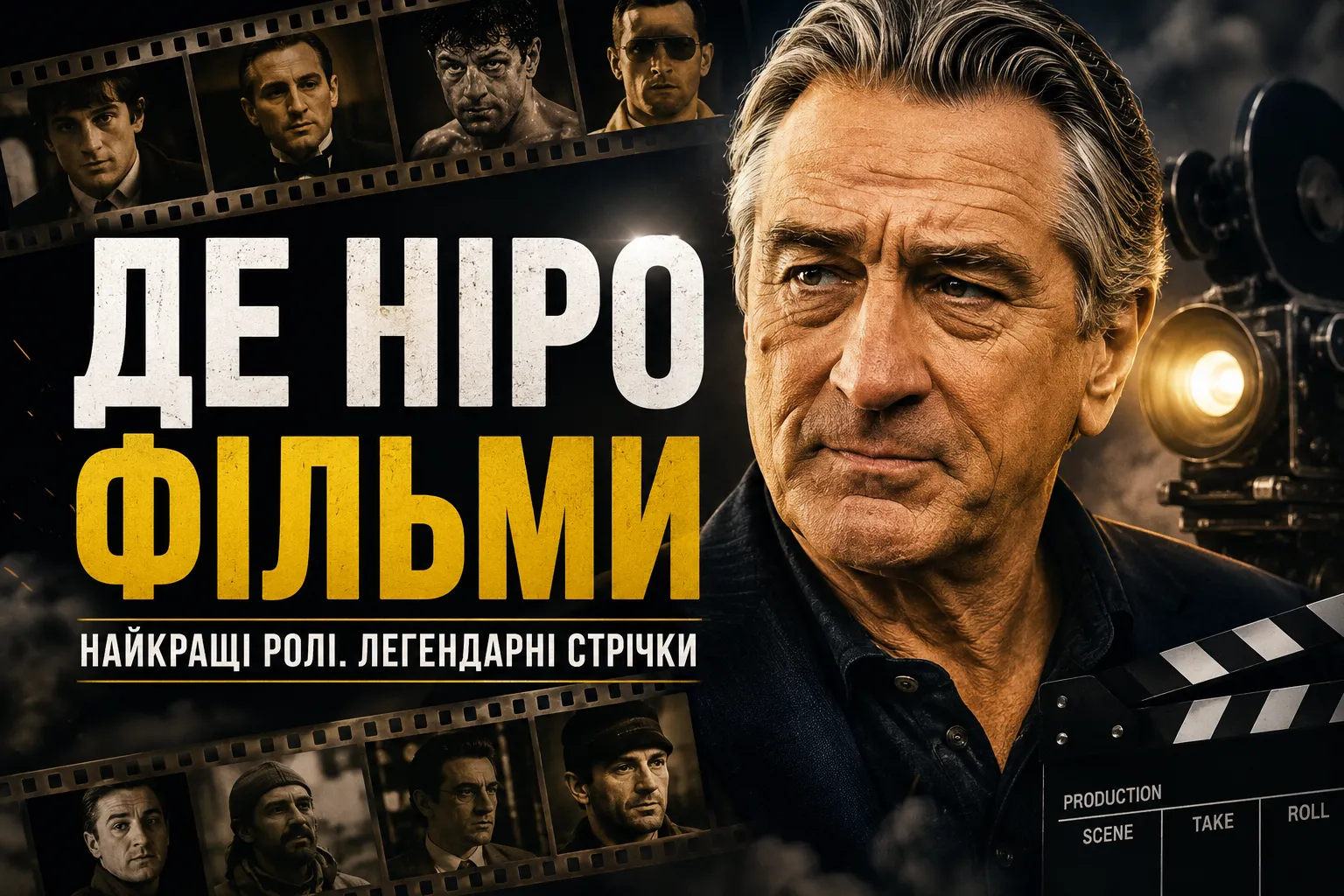 Де Ніро фільми: список найвидатніших картин актора