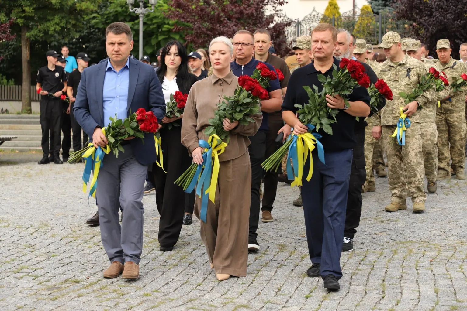 У Вінниці поклали квіти на честь українців, які загинули або були страчені в полоні